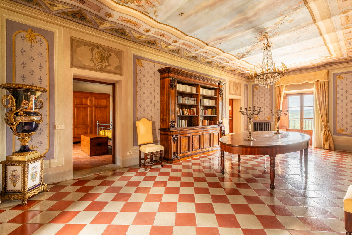 Palace with indoor pool