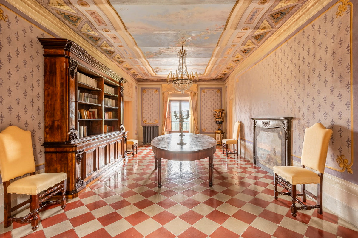 Palace with indoor pool