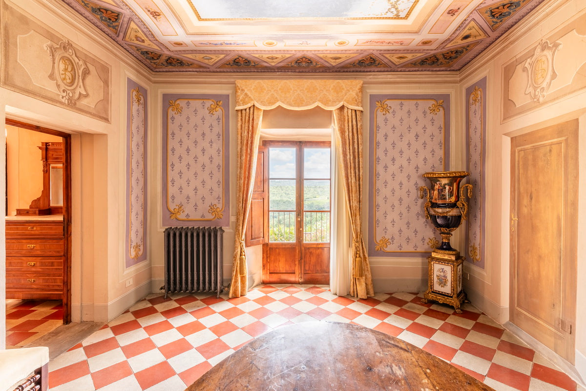 Palace with indoor pool