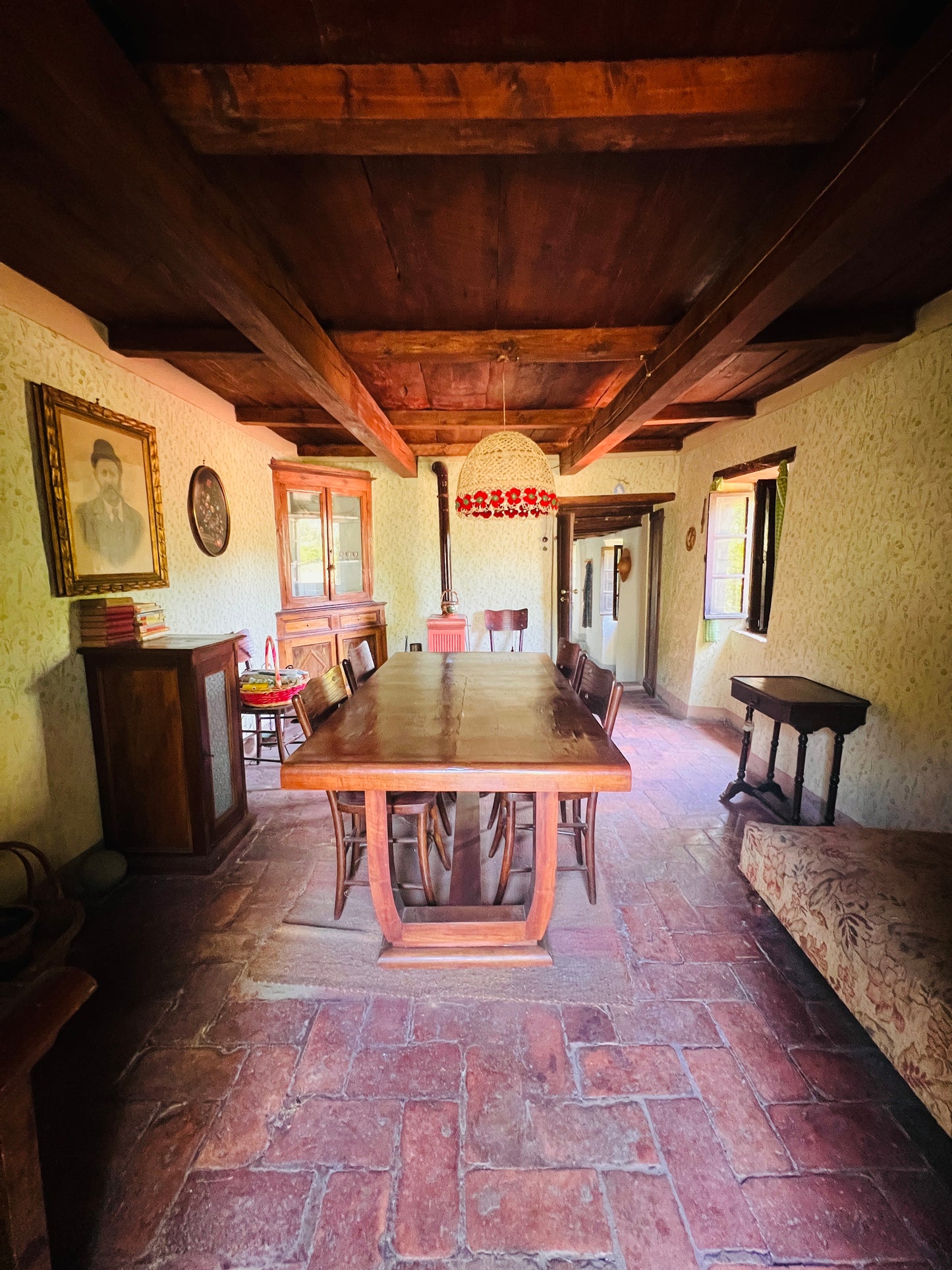 Typical country side house with land