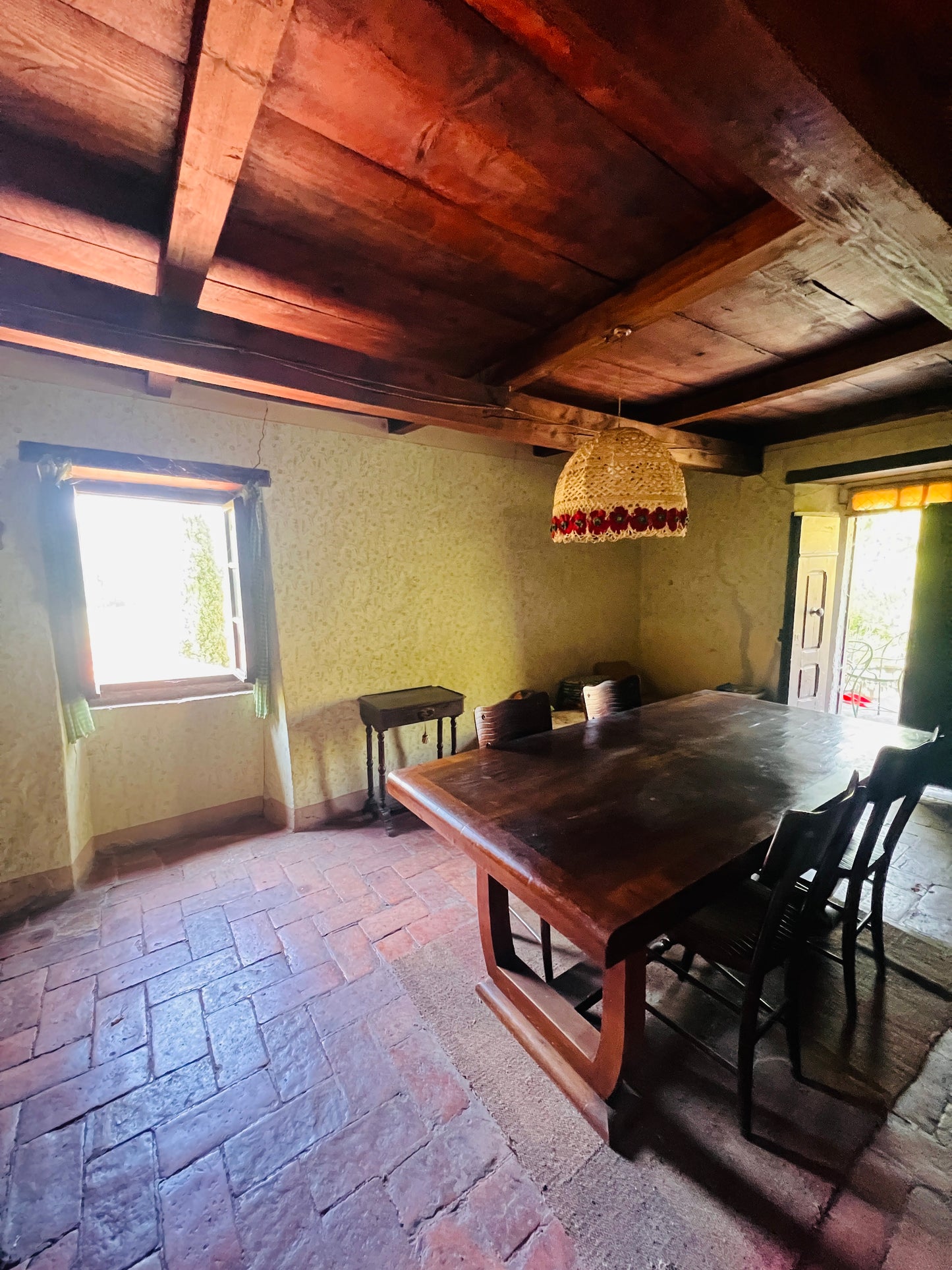 Typical country side house with land