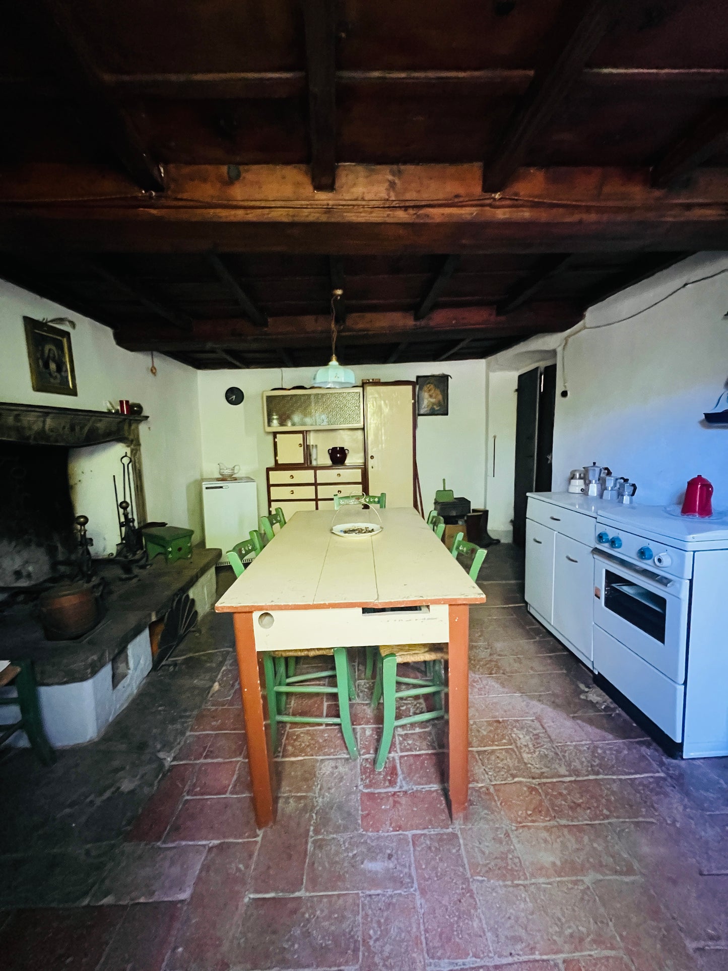 Typical country side house with land