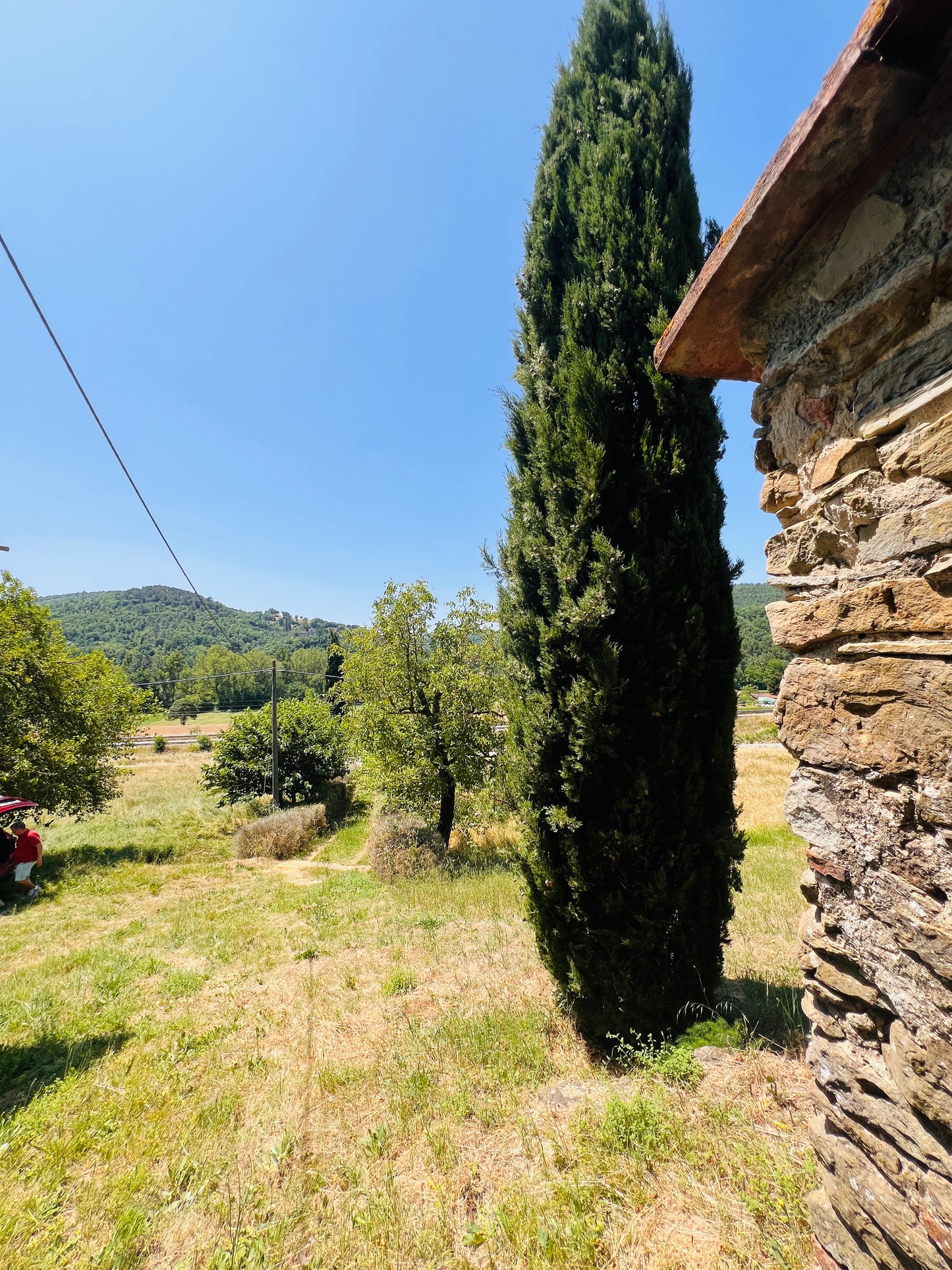 Typical country side house with land
