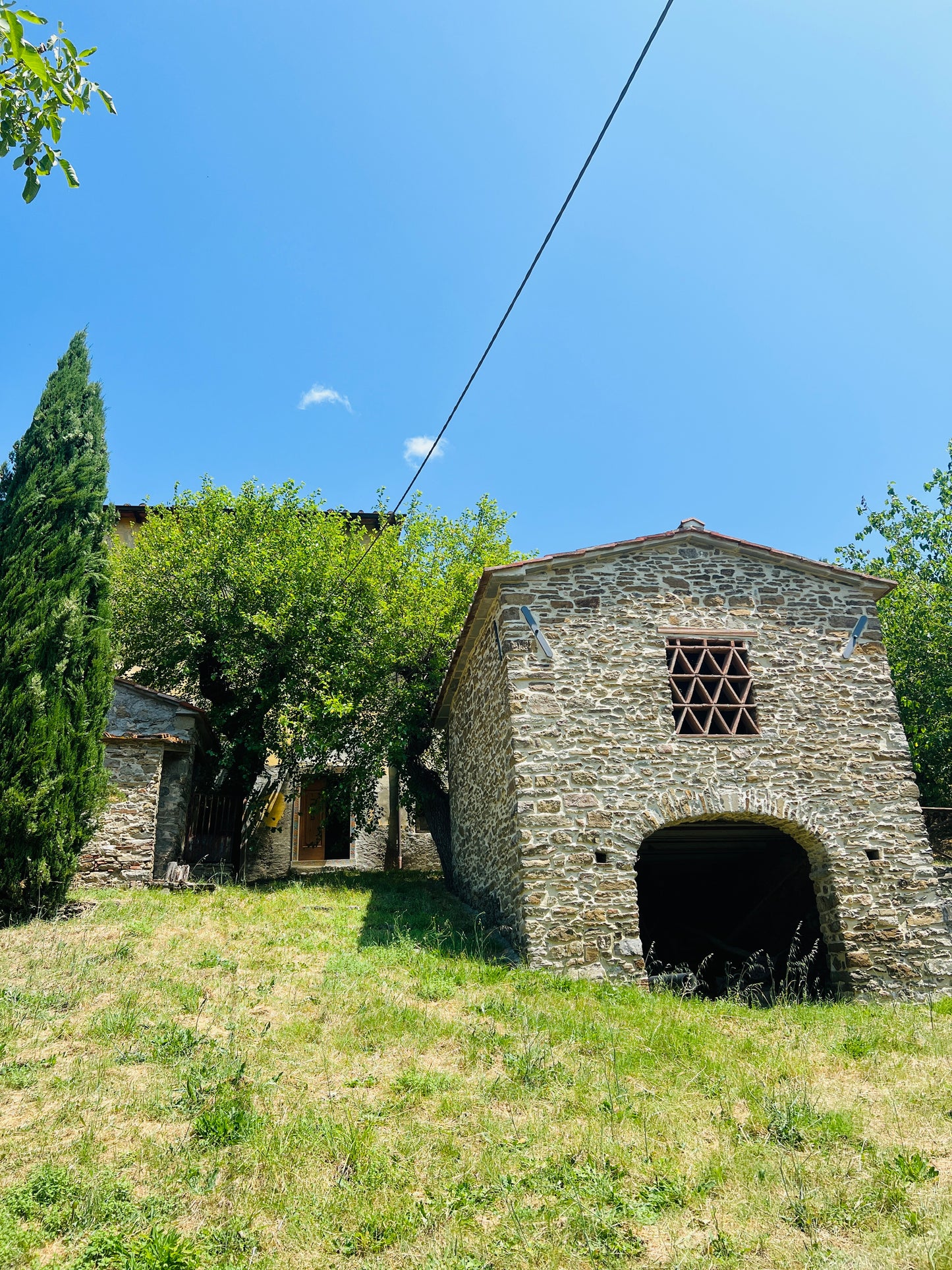 Typical country side house with land
