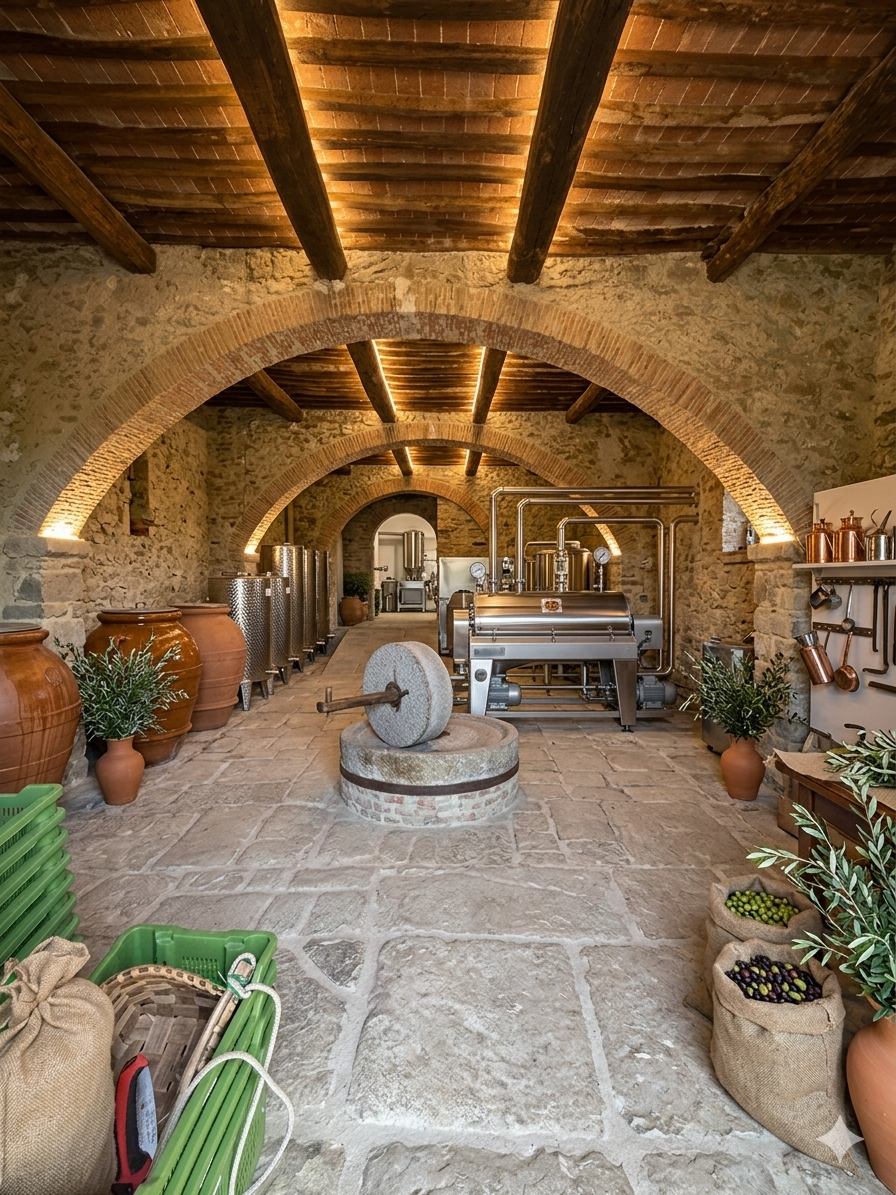 Historic Property Complex on the Chianti Road - 18th-Century Mill to Be Renovated