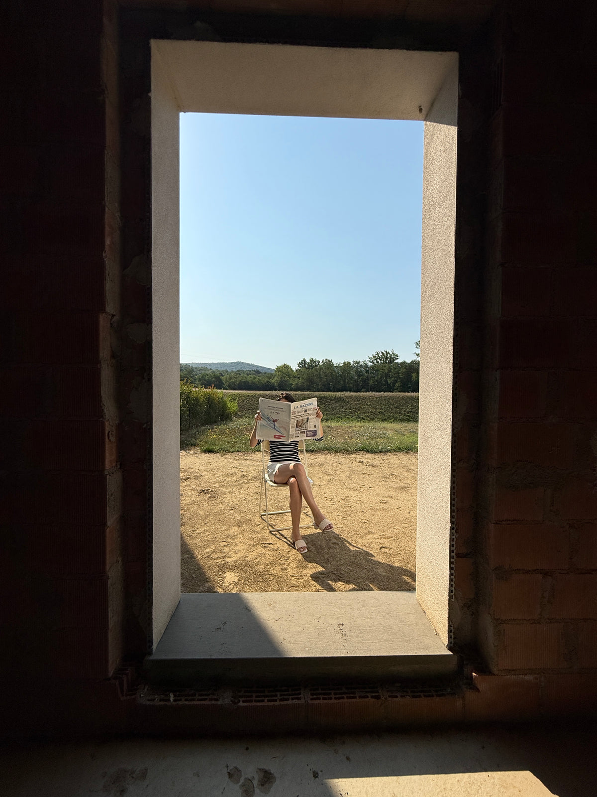 Detached house, new construction - unfinished, free on three sides