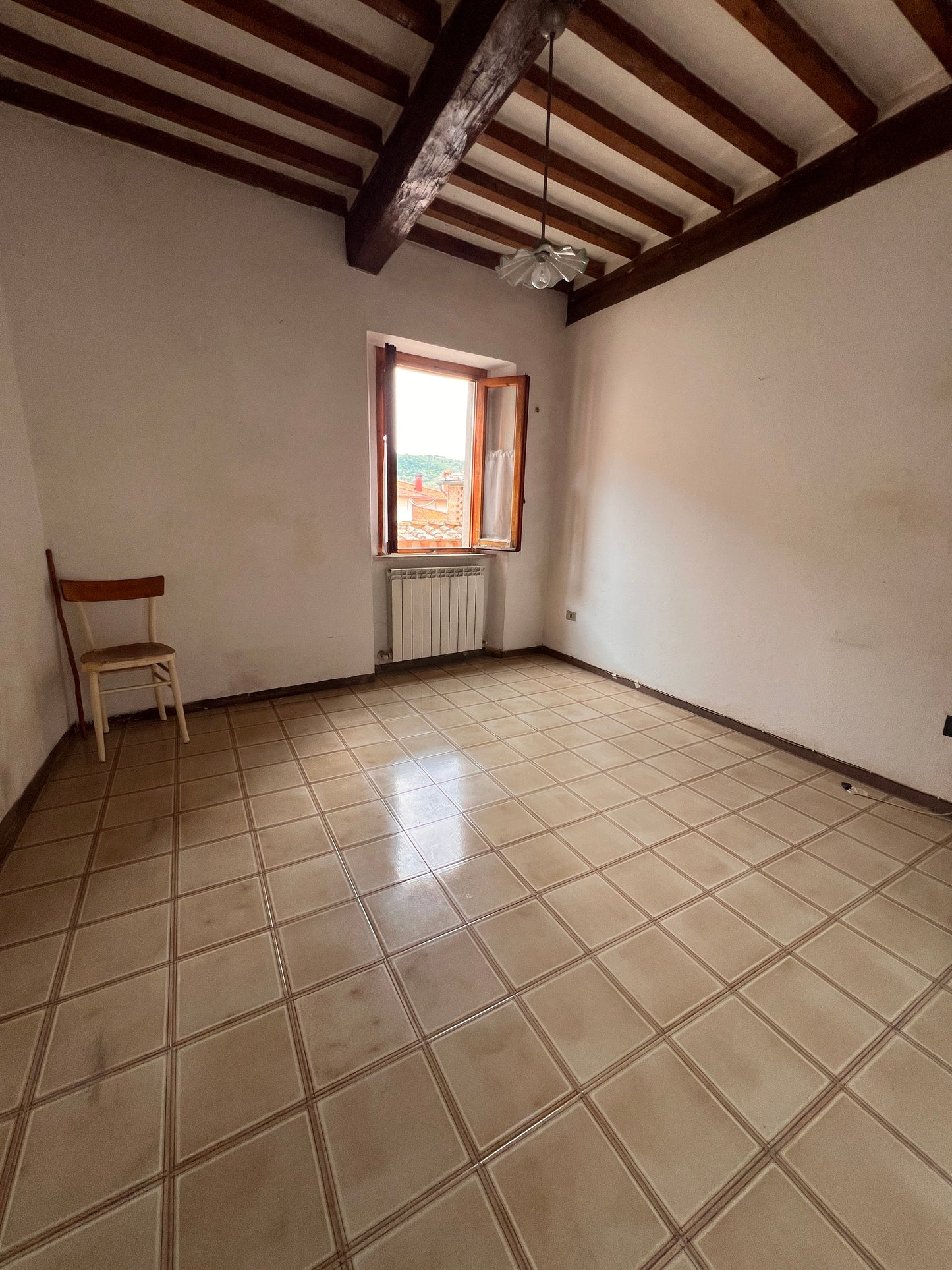 Two bedrooms, garden, balcony, big cellar and storage