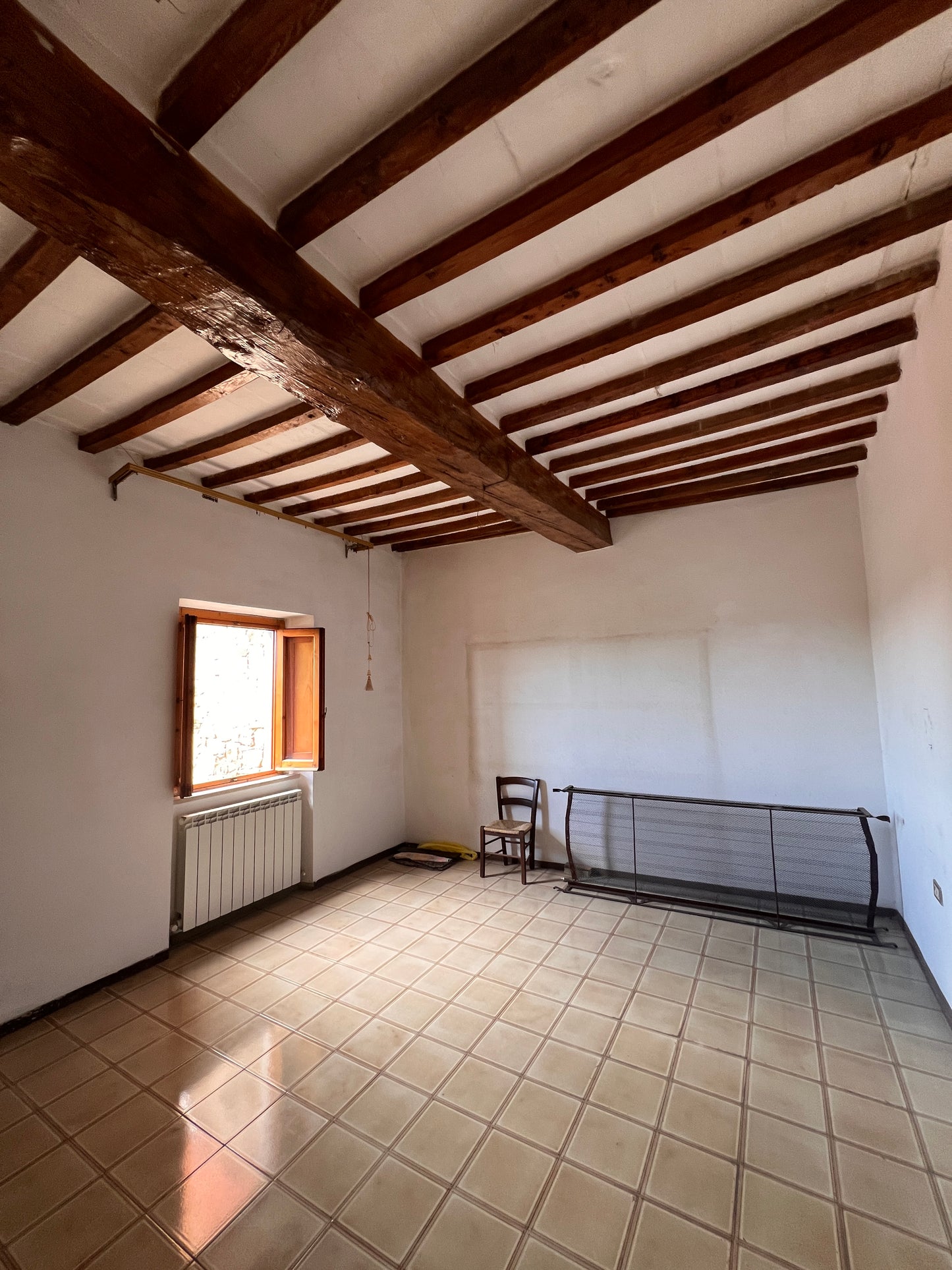 Two bedrooms, garden, balcony, big cellar and storage