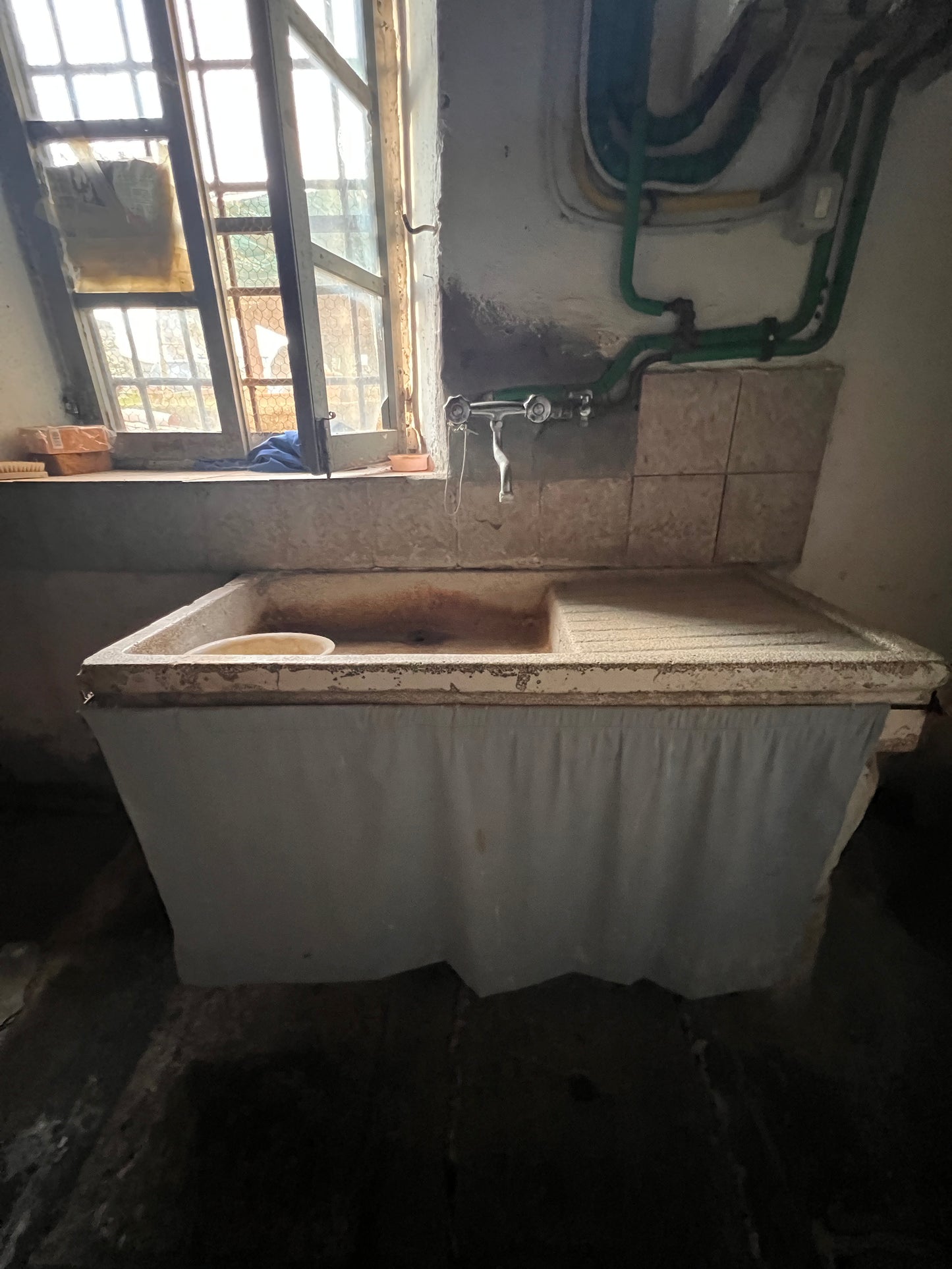 Two bedrooms, garden, balcony, big cellar and storage