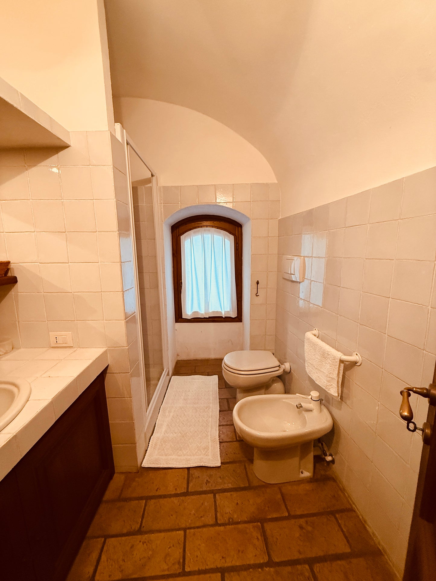 Renovated stone tower with a sea view