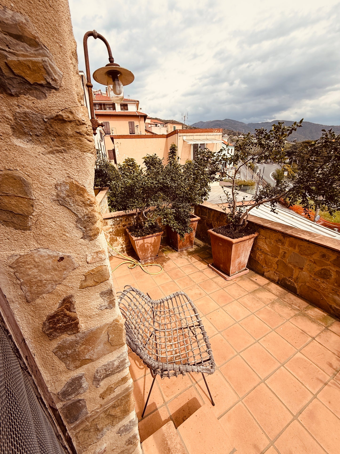 Renovated stone tower with a sea view