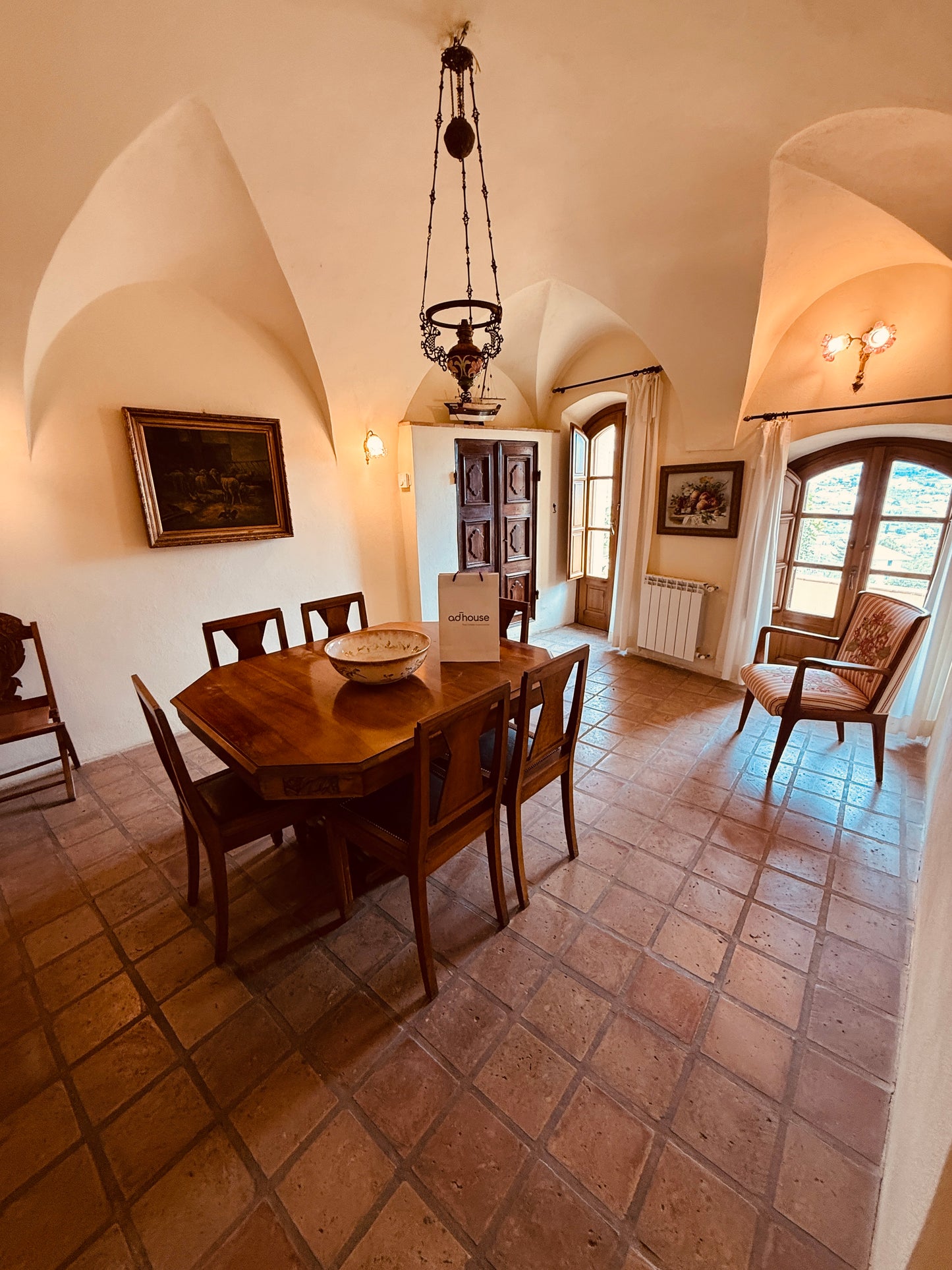 Renovated stone tower with a sea view