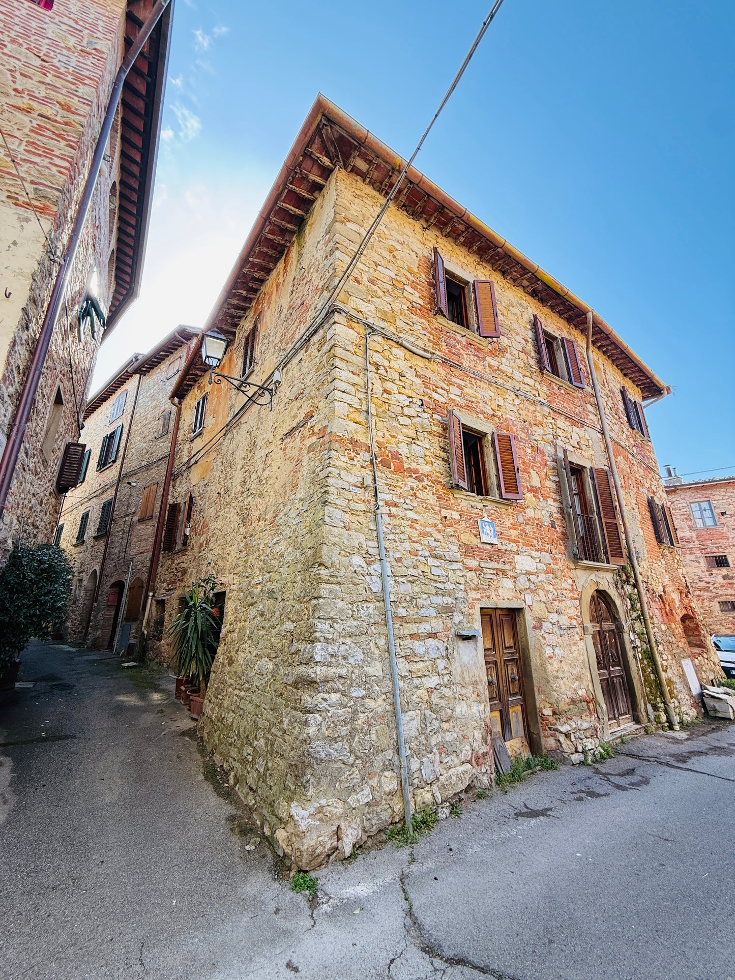 Historic building in the middle of the village