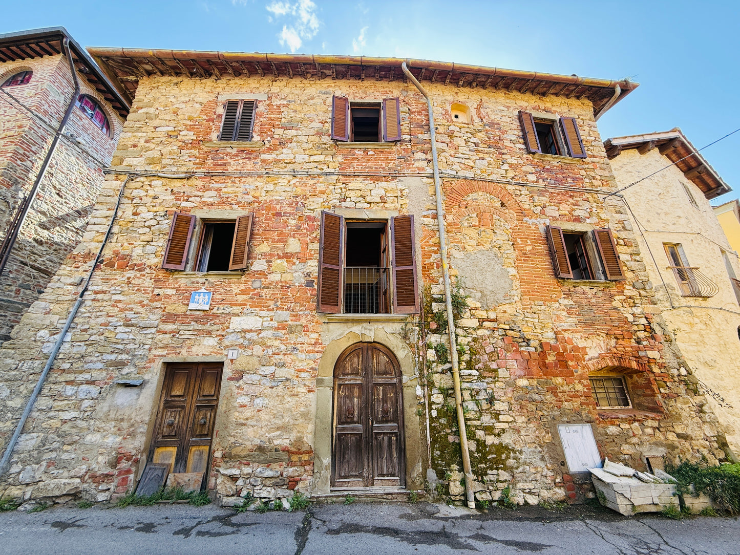Historic building in the middle of the village