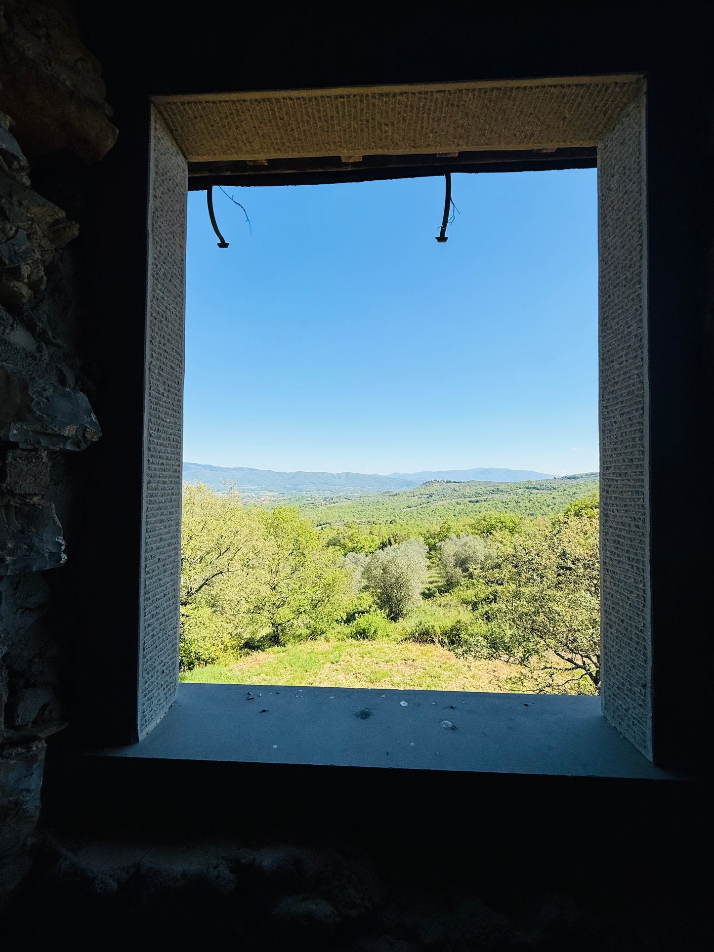 Unfinished stone Leopoldina with panoramic view