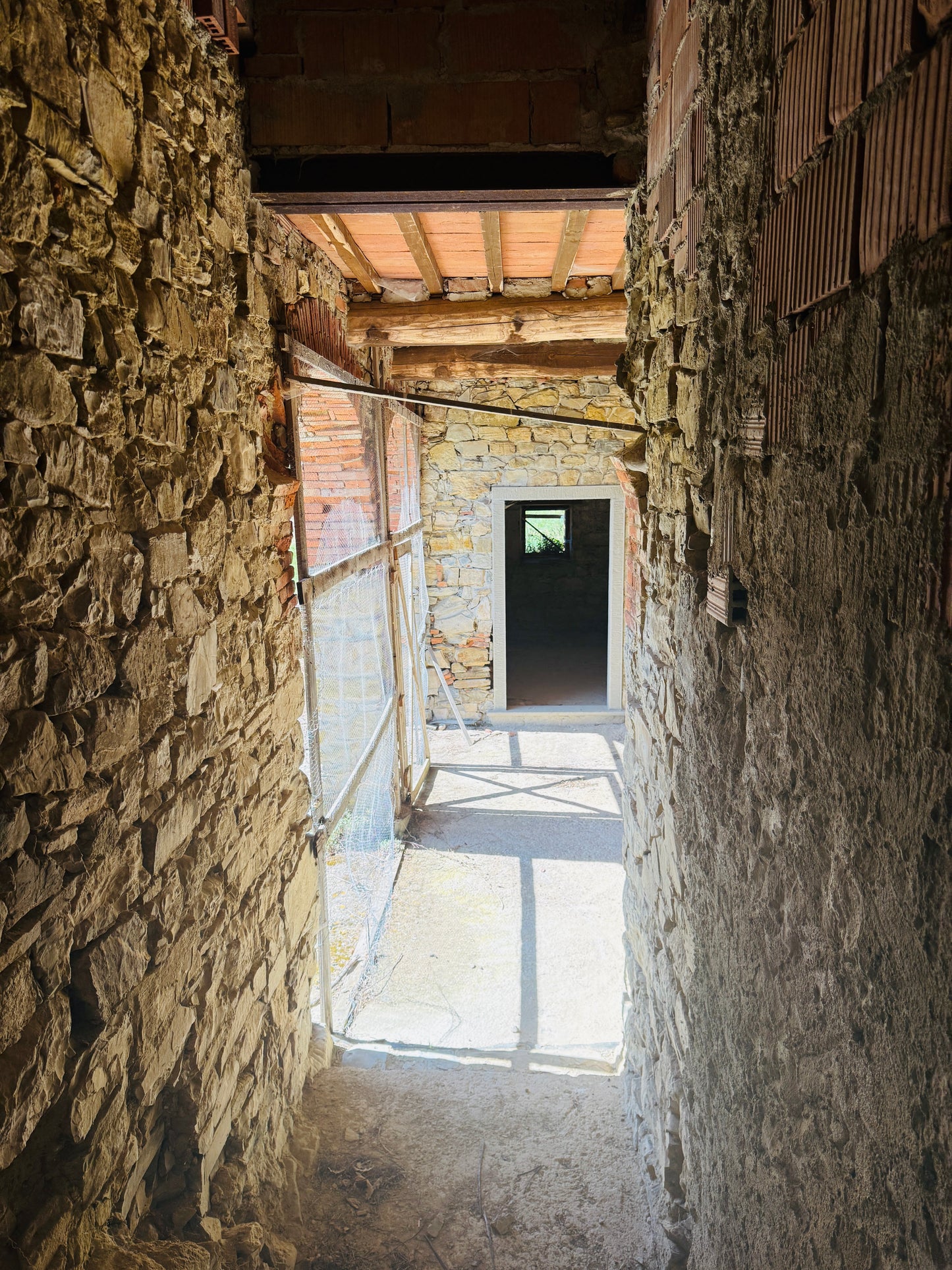 Unfinished stone Leopoldina with panoramic view