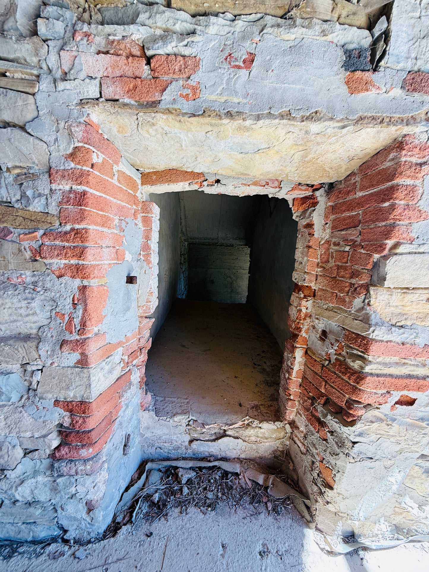 Unfinished stone Leopoldina with panoramic view