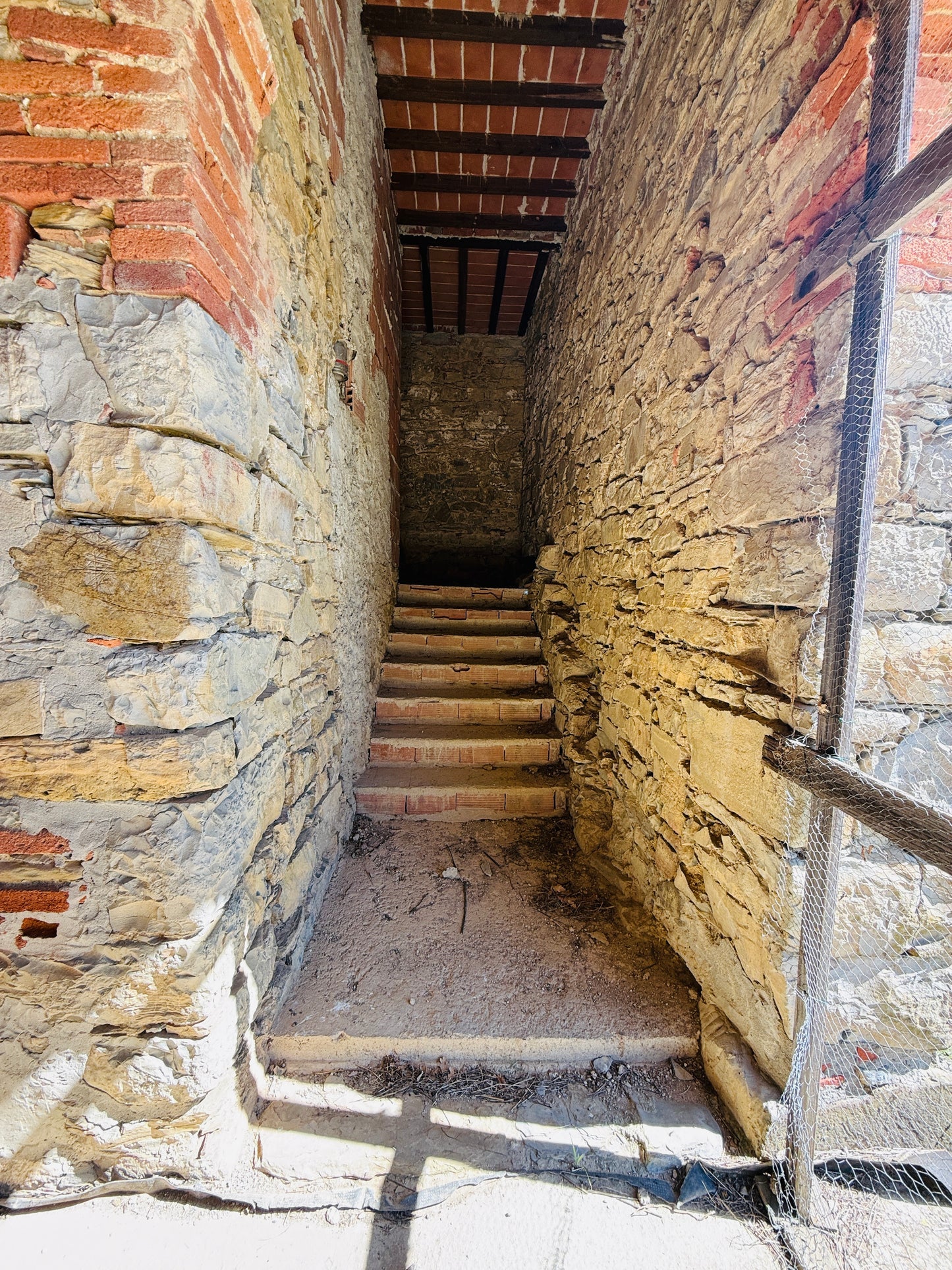 Unfinished stone Leopoldina with panoramic view