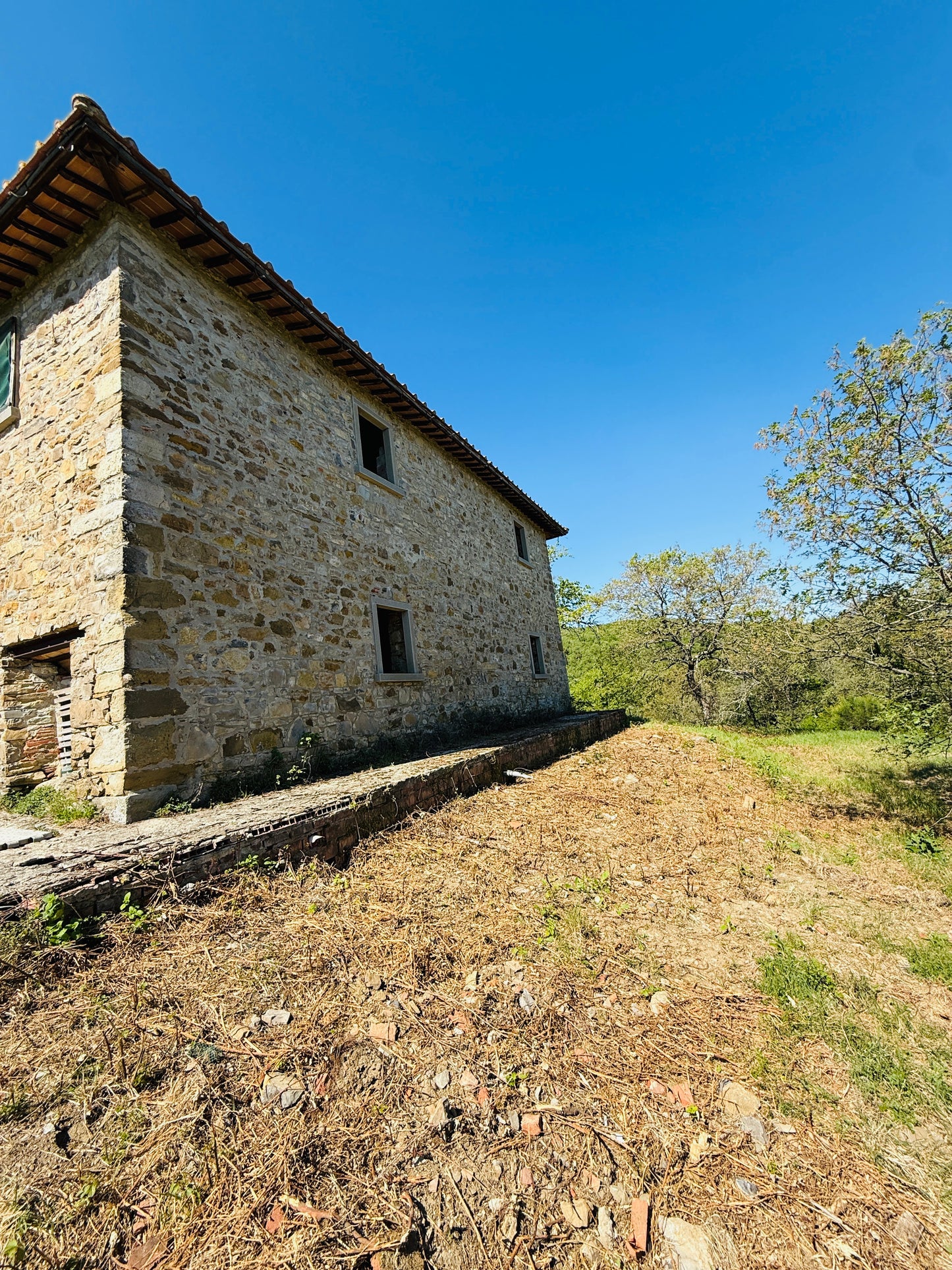 Unfinished stone Leopoldina with panoramic view