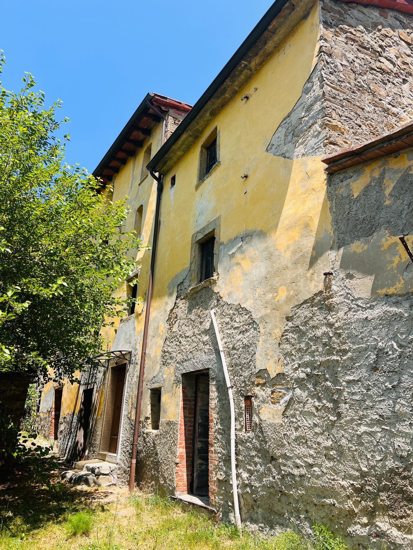 Typical country side house with land