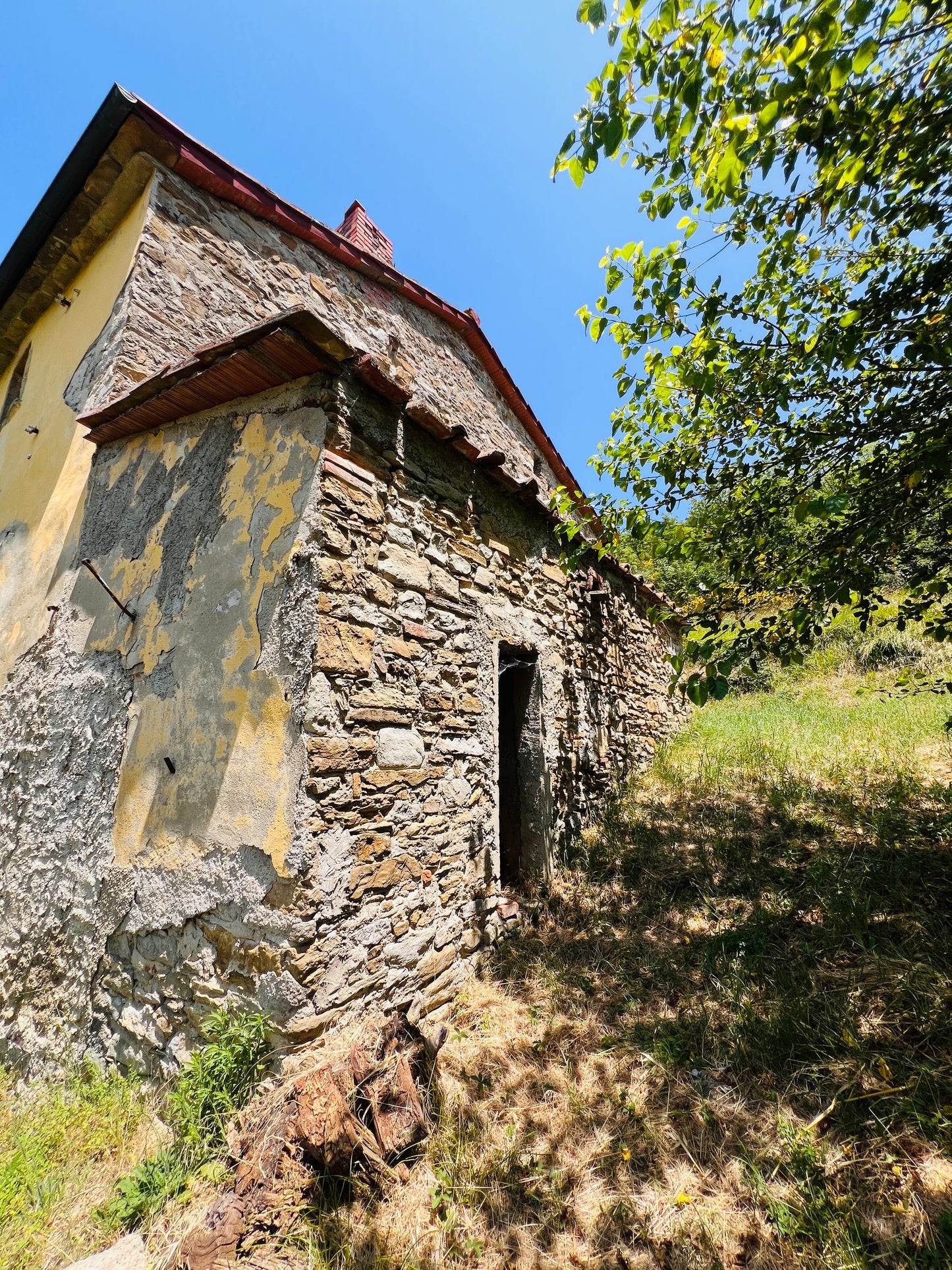 Typical country side house with land