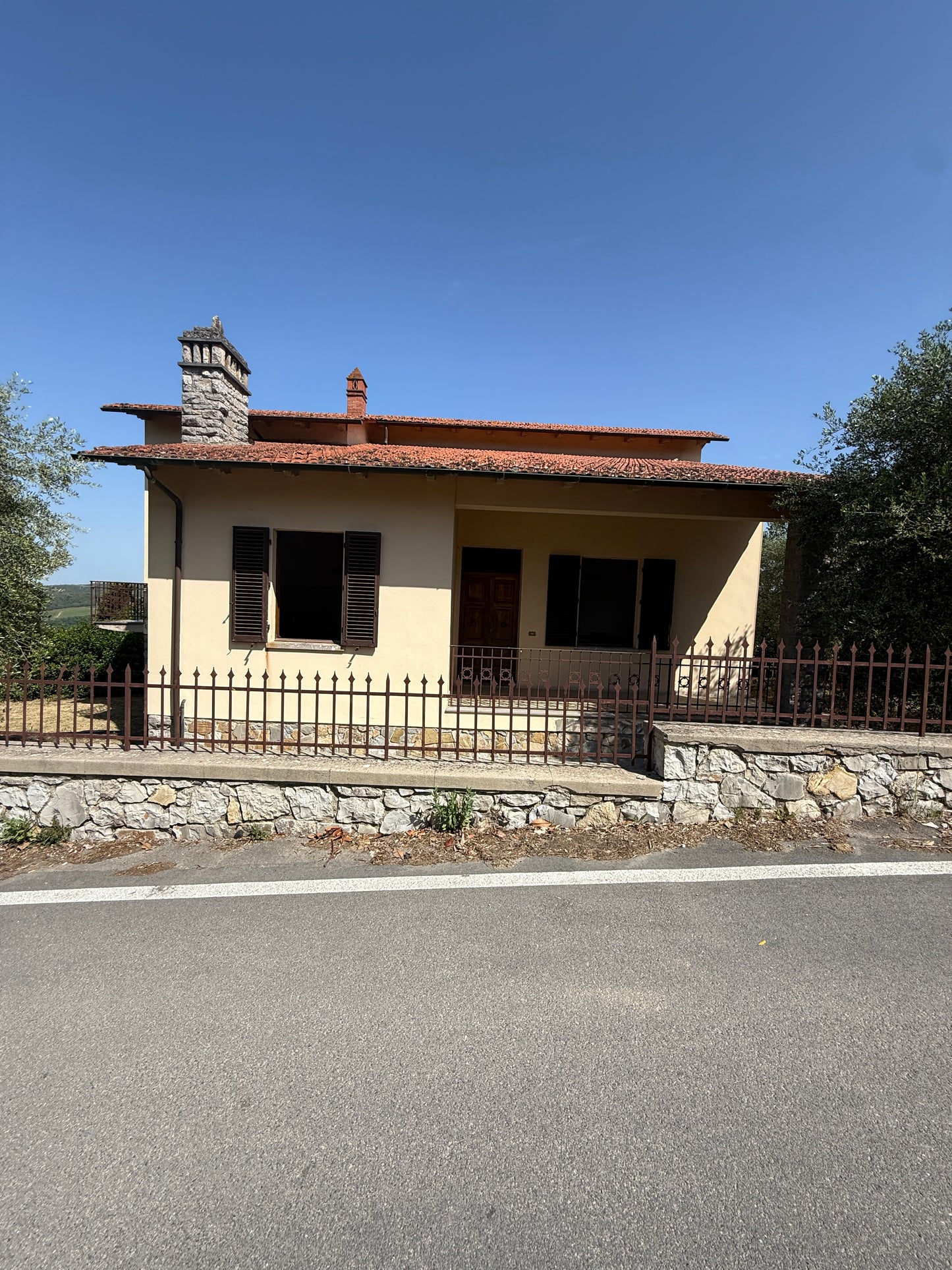 House with vineyard