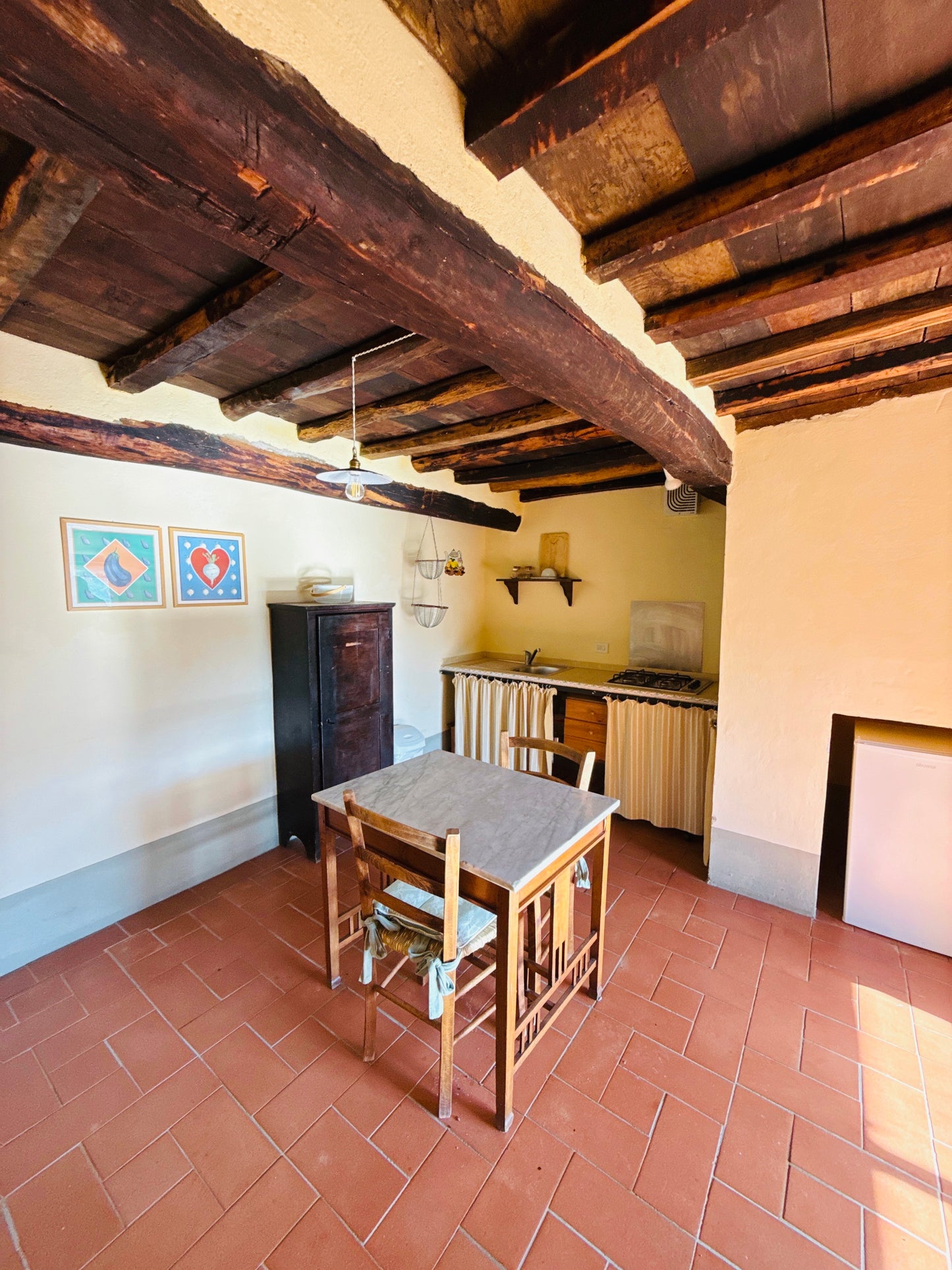 Renovated farmhouse in Pieve a Presciano with pool and view
