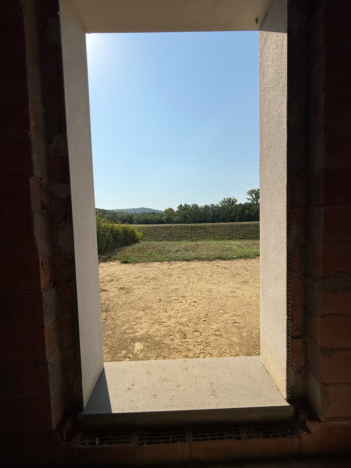 Detached house, new construction - unfinished, free on three sides